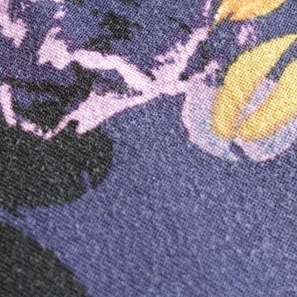 Torrid Sz 5 Navy Floral V Neck Challis Zip-Front Shirt Dress - Picture 8 of 12